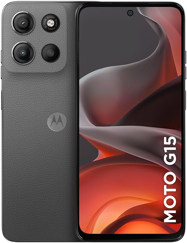 Smartphone Motorola Moto G15 6.7" 256GB 12 RamBost G 50MP 5.200mAh FHD+ Grafite